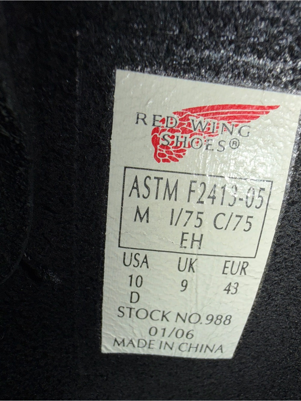 Red Wing engineer boots 988 size 10E - Picture 8 of 8